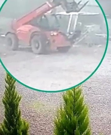 Firmanın eski çalışanı 5 milyonluk iş makinesini çaldı