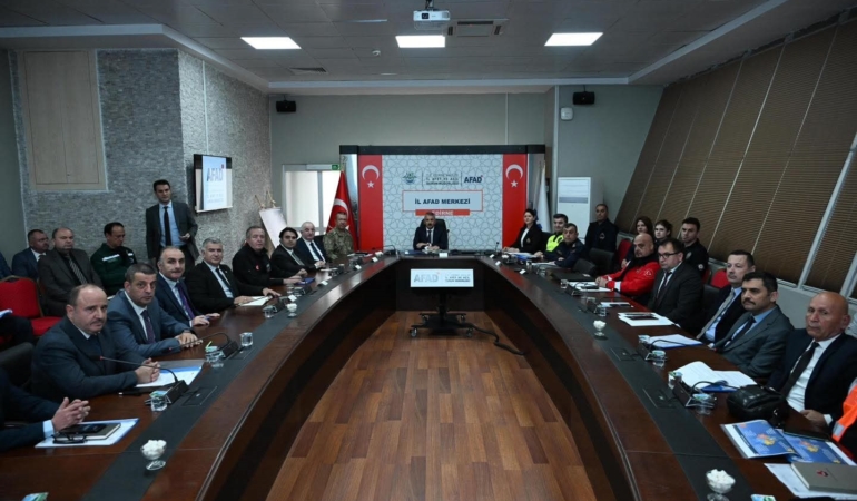 Edirne, muhtemel depreme karşı hazırlık planını masaya yatırdı