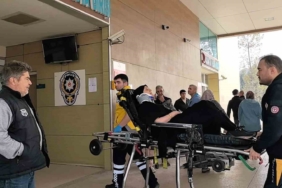 Eşine otomobil kullanmayı öğretirken şarampole uçtular