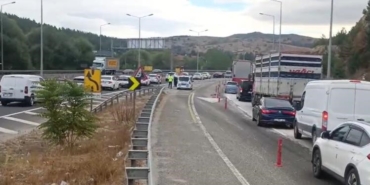 Bilecik-Eskişehir kara yolunda tek şerit uygulaması