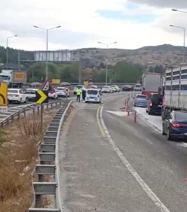 Bilecik-Eskişehir kara yolunda tek şerit uygulaması