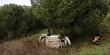 Gönen-Biga yolunda trafik kazası: 3 yaralı