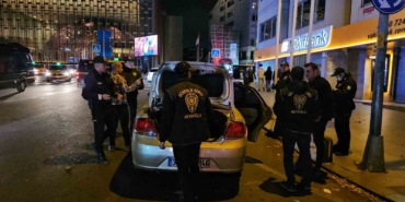 Taksim’deki huzur uygulamasında alkollü sürücünün ehliyetine el konuldu