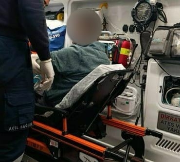 Ayvalık açıklarında rahatsızlanan şahıs sahil güvenlik tarafından tahliye edildi