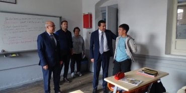 Kaymakam Evilece’den okul ziyaretleri
