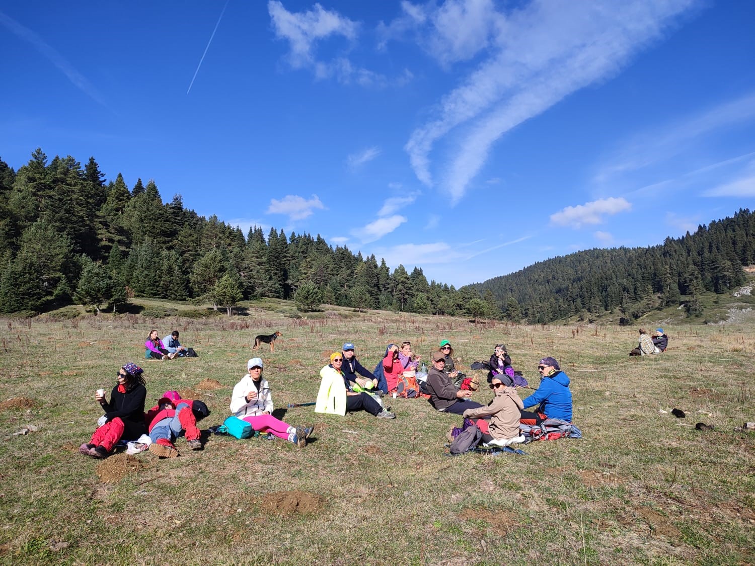 İstanbul’dan gelip Camiliyayla köyünde doğa yürüyüşü yaptılar
