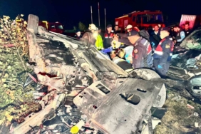 Edirne’de hatalı sollama zincirleme kazaya neden oldu: 1 ölü, 2 yaralı