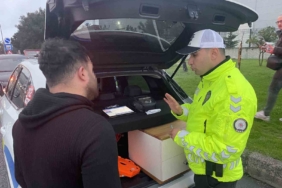 Kapaklı’da emniyet şeridini ihlal edenlere 9 bin lira ceza