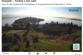 Gölyazı dünyanın "dijital billboard"unda