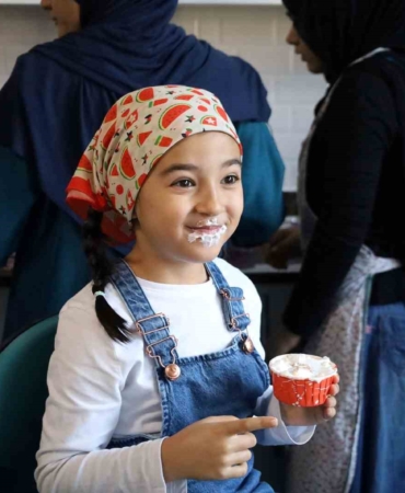 Ara tatilin en renkli programı: Anne ve çocuklar SAMEK’te birlikte üretti