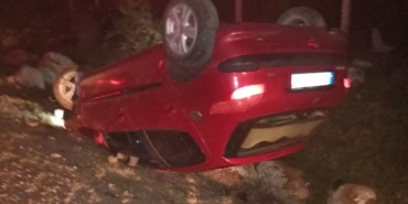 Çanakkale’de takla atan otomobilin sürücüsü hayatını kaybetti