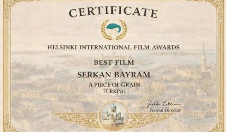 ‘Buğday Tanesi’ne Helsinki Film Festivali’nde ‘En İyi Film’ ödülü