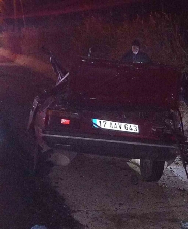 Direksiyon hakimiyetini kaybedip ağaca çarpan sürücü hayatını kaybetti