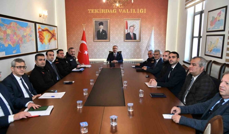 Tekirdağ’da yılbaşı tedbirleri: 2 bin 816 personel görev başında olacak