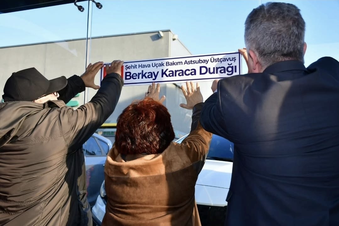 Lüleburgaz’da şehidin ismi sokağa ve durağa verildi