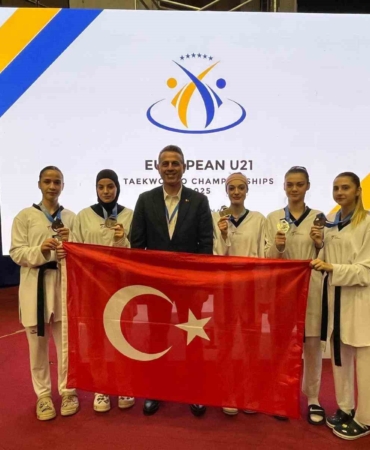 Avrupa Ümitler Taekwondo Şampiyonası’nda 5 madalya