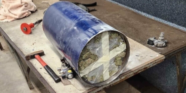 Oto gaz tüplerine gizlenen 70 kilo esrar yakalandı