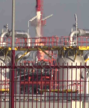 Silivri’de BOTAŞ tesislerinde yangın