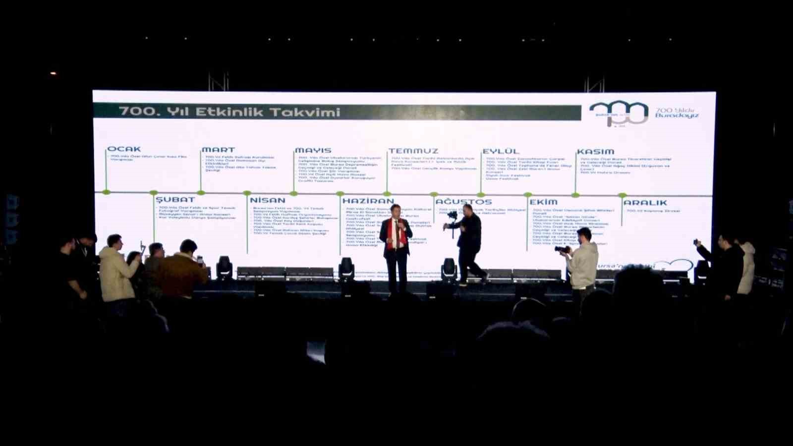 Bursa’nın fethinin 700’üncü yılı etkinlikleri görkemli törenle tanıtıldı