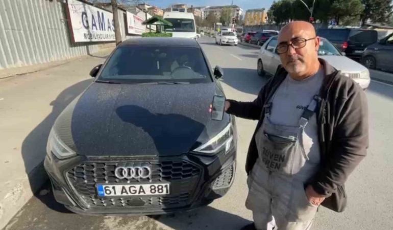 Sanayi ustası aracının başkası tarafından satışa çıkarıldığını görünce şoke oldu