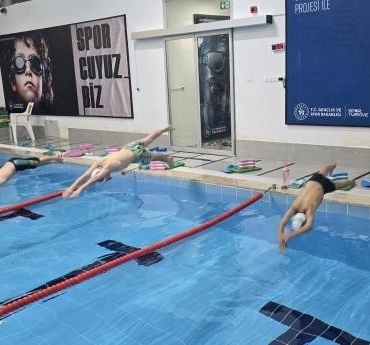 Gölpazarı’nda yüzme antrenmanı gerçekleştirildi