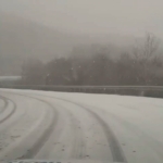 Kırklareli Mahyadağı bölgesinde kar yağışı: Yol trafiğe açık