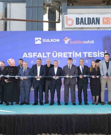 Sultanbeyli’de asfalt üretim tesisi açıldı