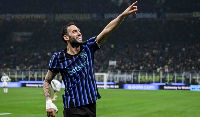 Hakan Çalhanoğlu attı, Inter evinde farklı kazandı