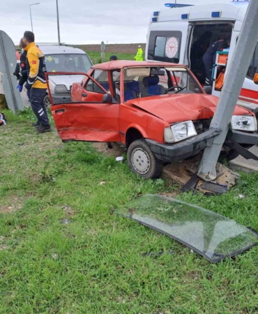 Kırklareli’nde trafik kazası: 1 yaralı