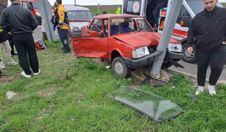 Kırklareli’nde trafik kazası: 1 yaralı