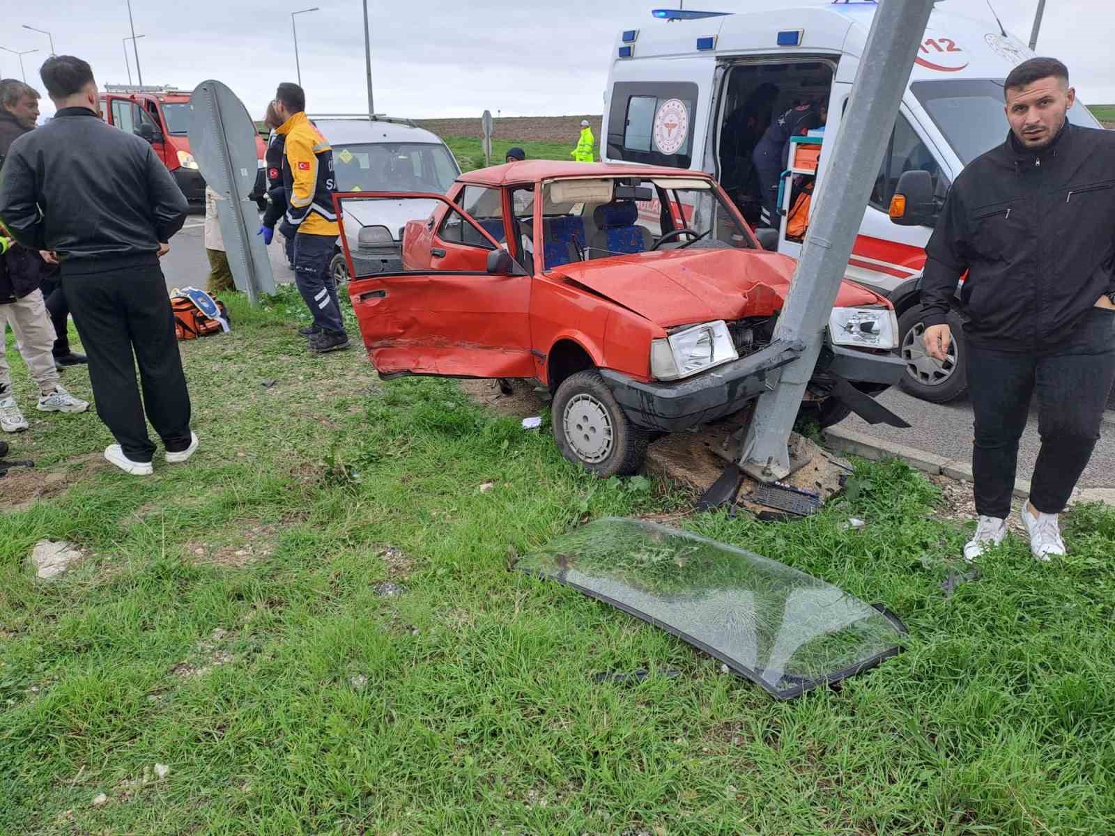 Kırklareli’nde trafik kazası: 1 yaralı