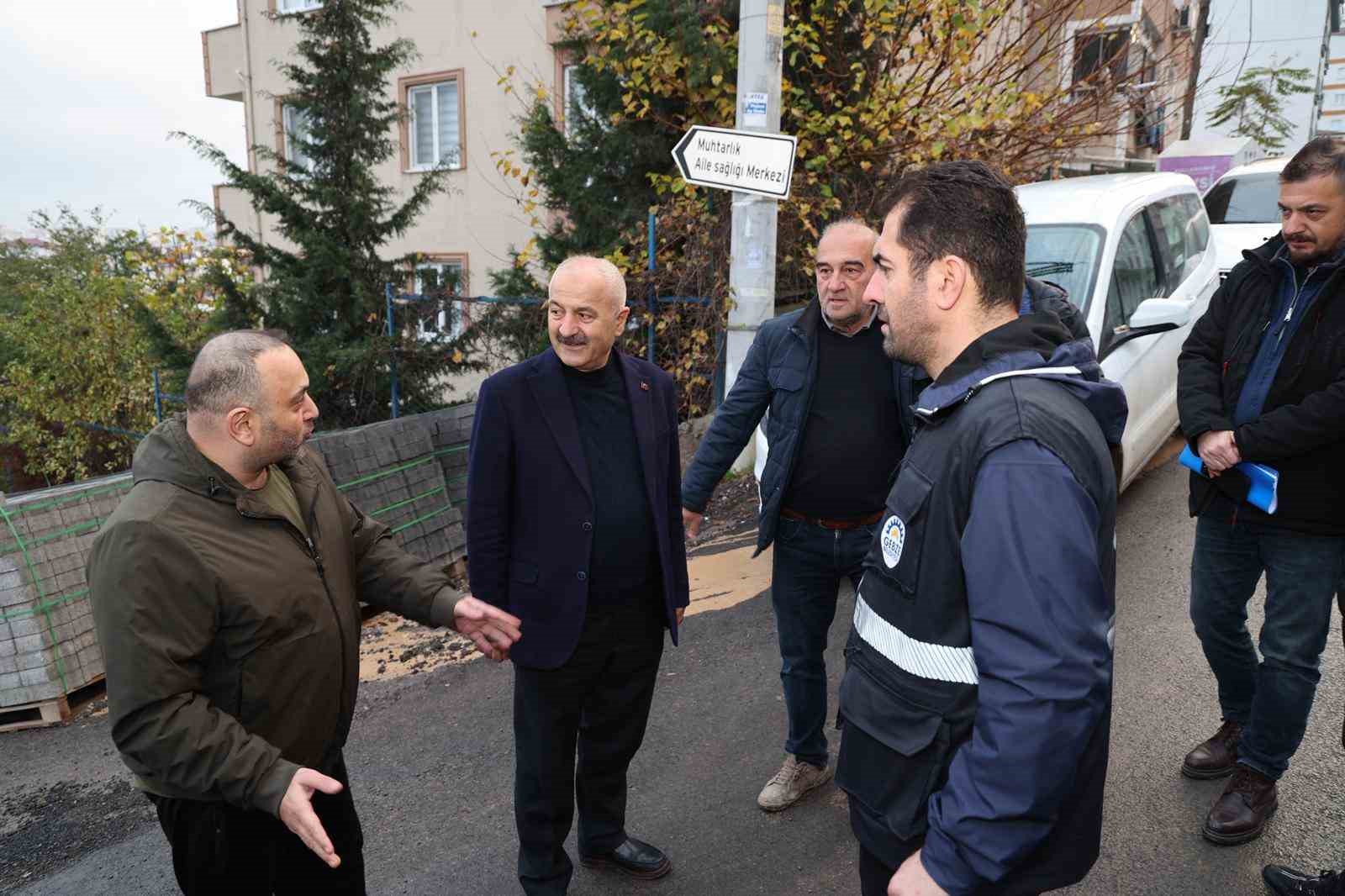 Gebze’de altyapı çalışması sonrası 21 bin tonluk asfalt çalışması