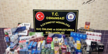 Bursa’da 2 bin adet gümrük kaçağı sigara ele geçirildi