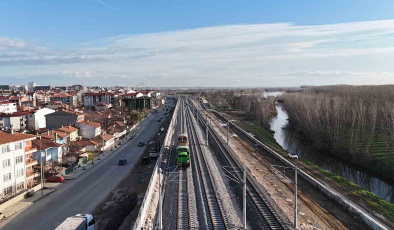 Hızlı tren projesi Edirne etabının yüzde 98’i tamamlandı