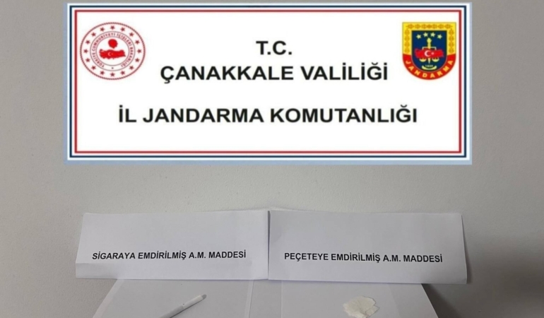 Çanakkale’de uyuşturucu operasyonu: 2 şüpheli tutuklandı