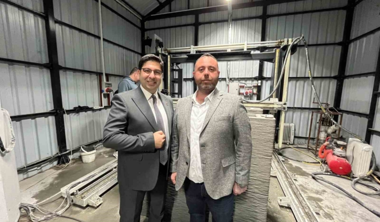 Bursa Uludağ Üniversitesi 3D beton yazıcı ile bir haftada 300 metrekarelik ev yapacak