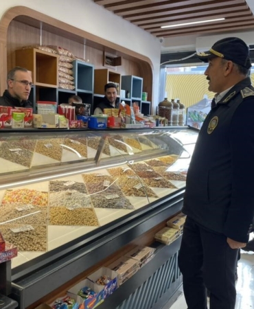 Zabıta ekiplerinden yılbaşı öncesi denetim