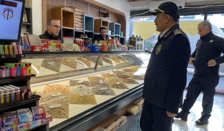 Zabıta ekiplerinden yılbaşı öncesi denetim