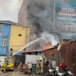 Gemlik’te pide imalathanesinde yangın paniği