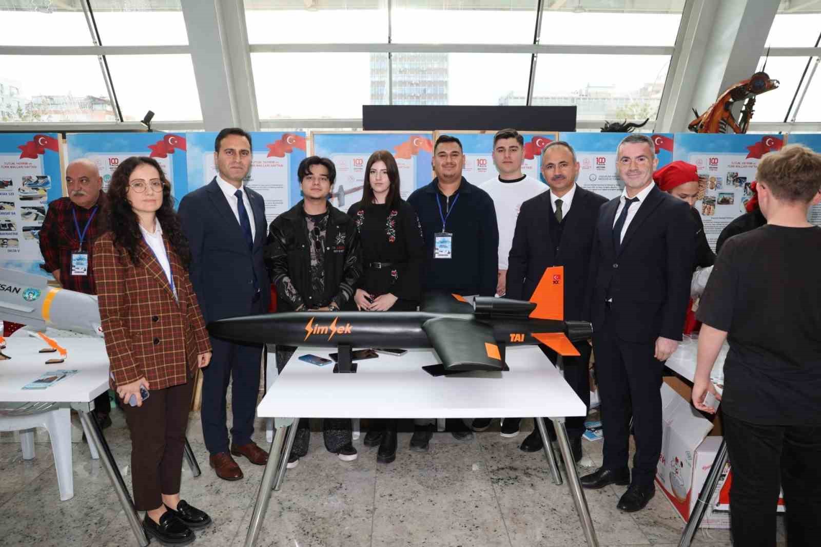 BŞEÜ’ nün geliştirdiği İHA projeleri sergide ilgi odağı oldu