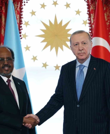 Cumhurbaşkanı Erdoğan, Somalili mevkidaşı Hasan Şeyh Mahmud’la bir araya geldi