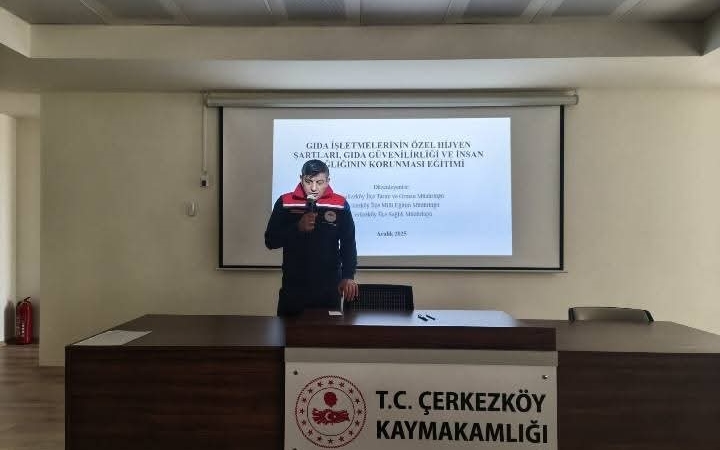 Okul kantinlerine yönelik hijyen eğitimi düzenlendi