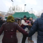 Dolu yağışı horona engel olmadı