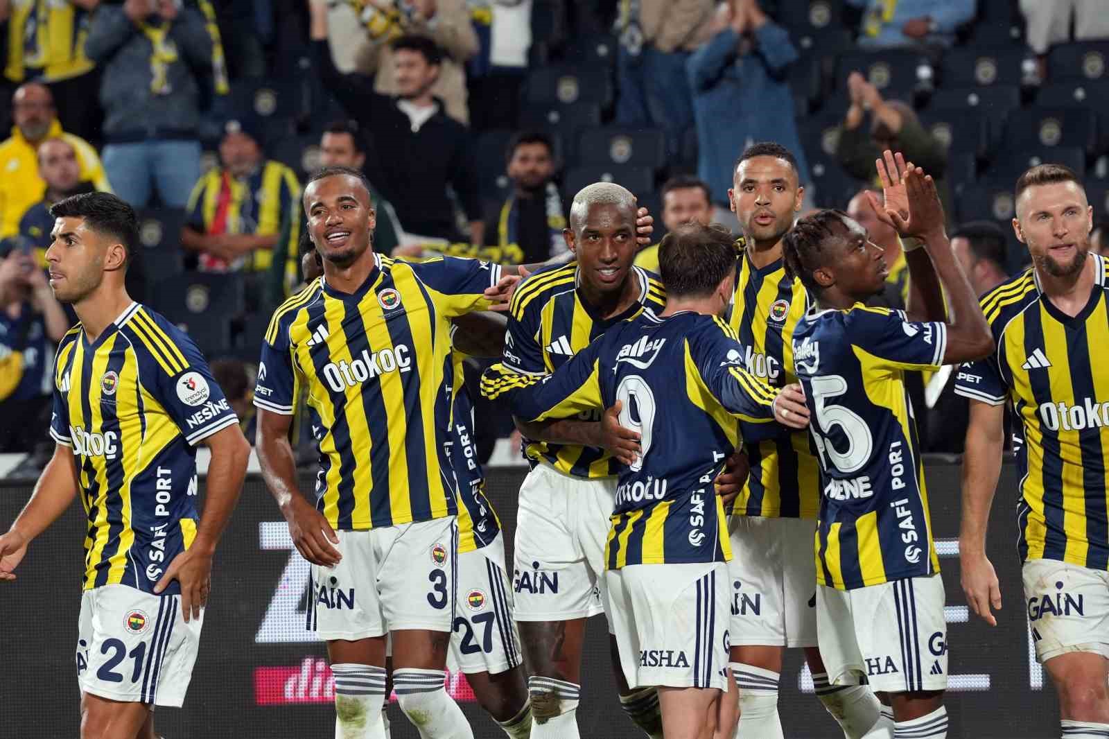 Fenerbahçe’de ilk yarı istatistikleri
