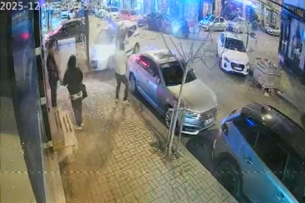 Tekirdağ’da feci kaza kamerada