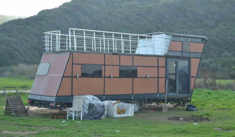 Bursa’da çalınan tiny house bulundu, şüpheli tutuklandı