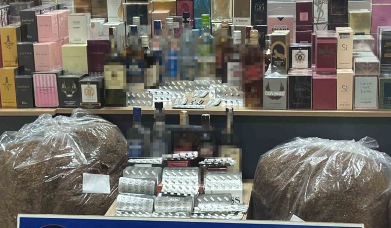 Yılbaşında satılmak istenen kaçak içki ve uyuşturucuya operasyon