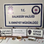 Gönen’de uyuşturucu operasyonu: 3 şüpheli gözaltına alındı