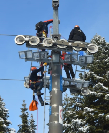 Uludağ’daki tatbikat gerçeği aratmadı