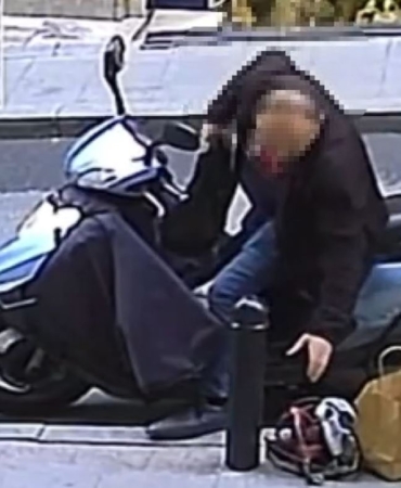 Şişli’de kaldırımdaki taşlama makinesini çalan şahıs tutuklandı